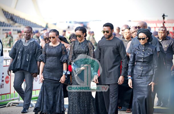 “Queen of our hearts” — Nana Konadu’s children deliver emotional farewell at state funeral
