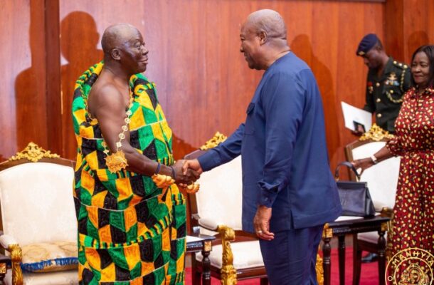 Asantehene urges Mahama to prioritise tackling rising unemployment