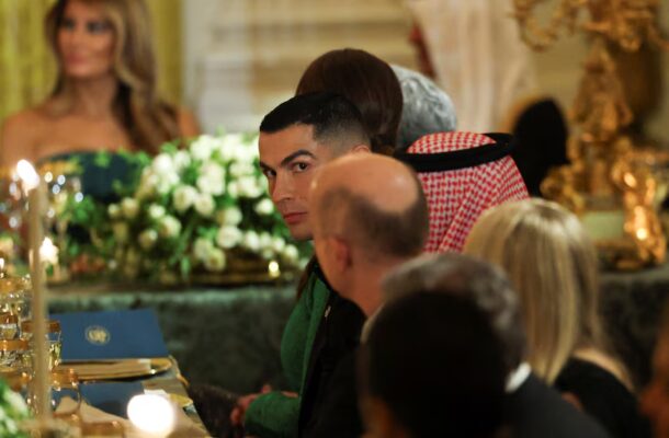 Ronaldo attends White House dinner side by side with Saudi crown prince