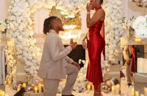 Antoine Semenyo proposes to Jordeen Buckley after leaving Black Stars camp