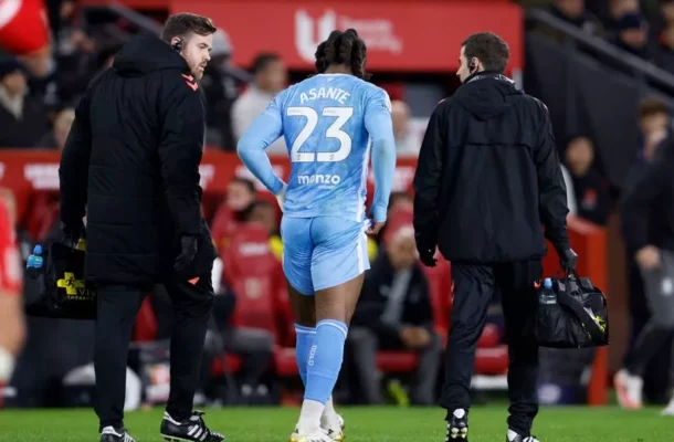 Coventry’s Brandon Thomas-Asante suffers hamstring injury in win over Middlesbrough