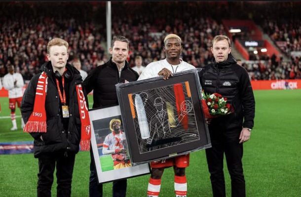 Ghana defender Maxwell Woledzi named Fredrikstad Player of the Year