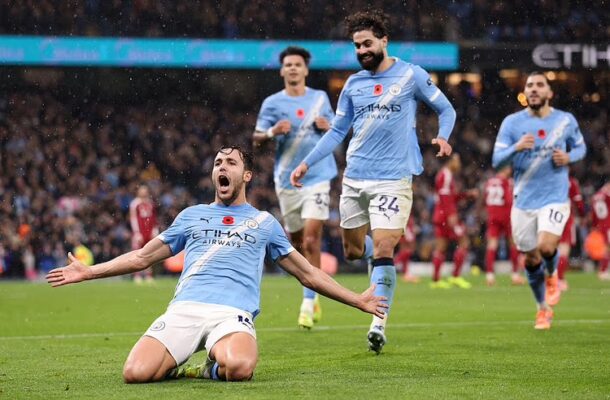 Manchester City pip Liverpool 3-0 to celebrate Guardiola's 1000th game in style