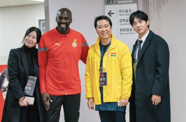 Ghana’s Ambassador to Korea visits Black Stars ahead of South Korea friendly