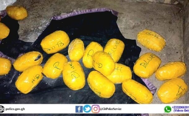 Police intercept huge cannabis cargo on Agordeke–Donkorkrom road