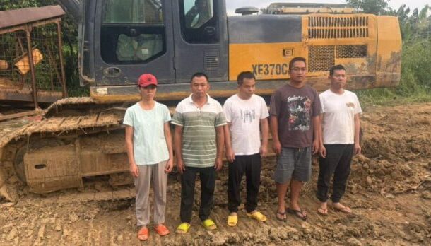 NAIMOS arrests five Chinese nationals in illegal mining raid at Akyem Oda