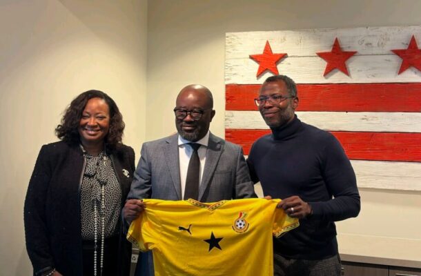 GFA President Kurt Okraku Explores strategic partnerships in Washington ahead of 2026 World Cup