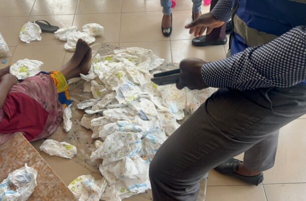 FDA busts illegal diaper factory in Ashanti as crackdown on counterfeit products intensifies