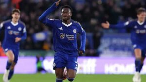 Abdul Fatawu Issahaku with a stupendous strike in Leicester City win against Ipswich