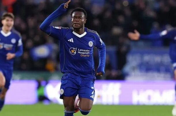 Abdul Fatawu Issahaku with a stupendous strike in Leicester City win against Ipswich