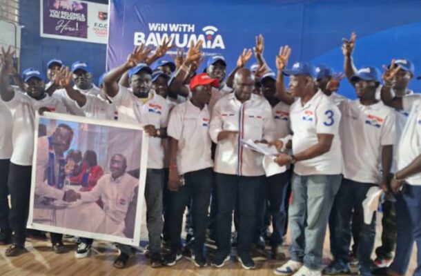 NPP Electoral Area coordinators in Ashaiman, Tema East join wave of declarations for Dr. Bawumia