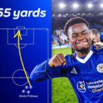 Abdul Fatawu Issahaku reacts to his "unbelievable" goal against Ipswich