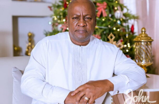 Mahama Promises economic renewal in first Christmas message after return to office