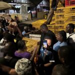 John Dumelo shares foul, crops from his farms with his constituents at Ayawaso West Wuogon