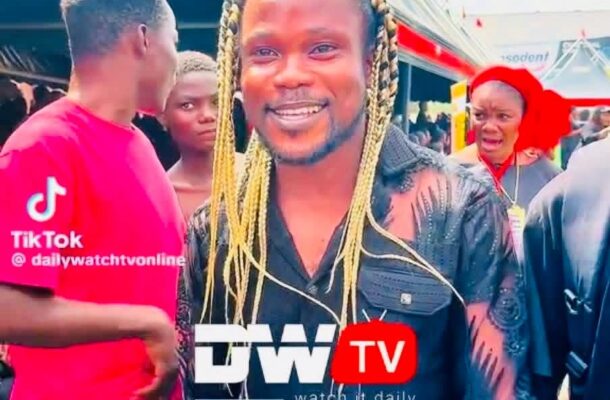 PHOTOS: Daddy Lumba lookalikes stir emotions at final funeral rites in Kumasi