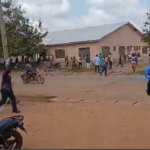 Police restore calm after violent mob attacks Court and Police headquarters in Kwame Danso