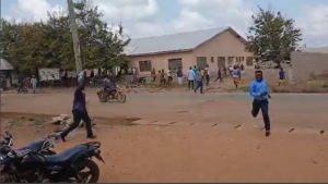 Police restore calm after violent mob attacks Court and Police headquarters in Kwame Danso