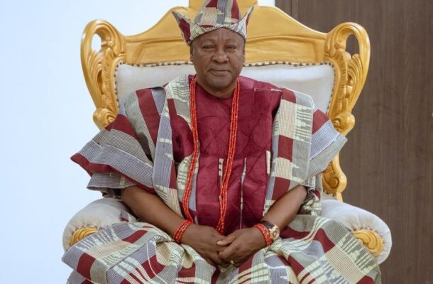 Mahama says Nigerian chieftaincy title symbolises strong Ghana–Nigeria ties