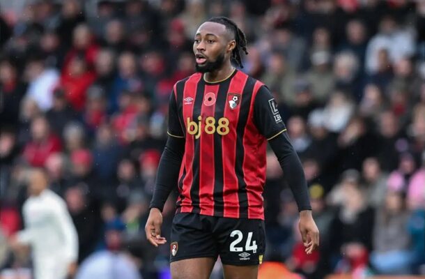 Ghana forward Antoine Semenyo returns for Bournemouth in defeat against Sunderland