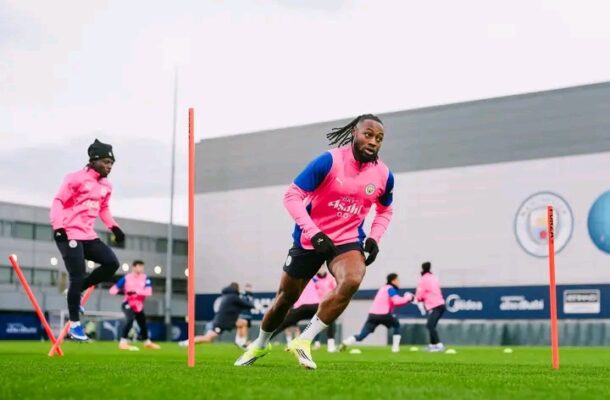 Semenyo trains for first time as Man City player