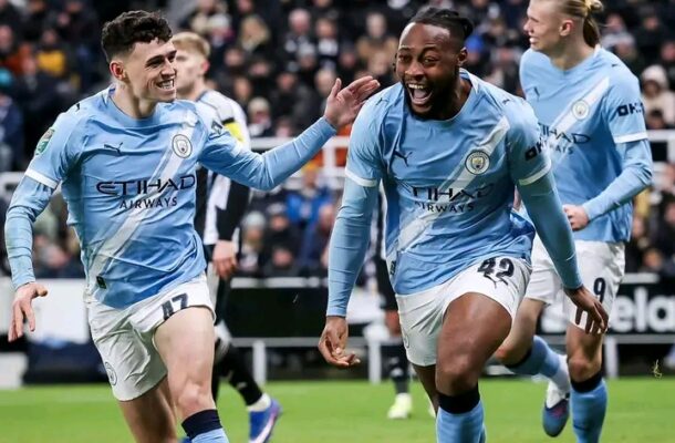 Semenyo shines again as Manchester City beat Newcastle in Carabao cup