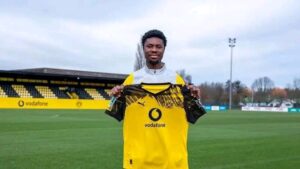 German-born Ghanaian defender Leroy Kwadwo signs for Borussia Dortmund