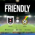 2026 World cup: Ghana Black Stars to play Austria in a friendly