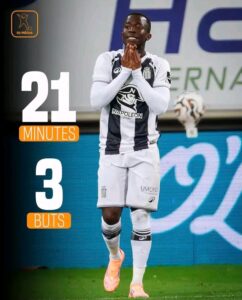 Ghanaian youngster Asante scores hat-trick in Charleroi B win Royal Union