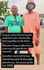 Super Eagles captain Wilfred Ndidi mourns father after tragic accident