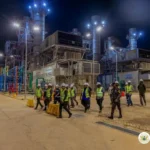 Energy Minister inspects AKSA’s gas-fired power plant at Anwomaso