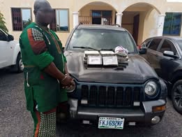 Nigerian driver busted with cocaine worth over GHc1m on Accra–Aflao road