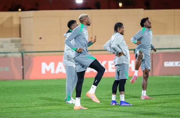 2025 AFCON: Nigeria holds close door training ahead of semi-final clash with Morocco