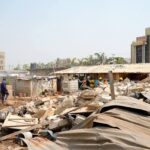 Gov't enforces operation targeting illegal structures along Kpeshie Lagoon