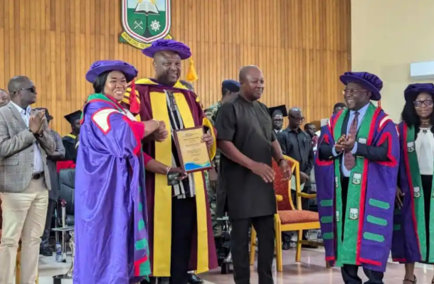UMaT honours Ibrahim Mahama with honourary doctorate degree