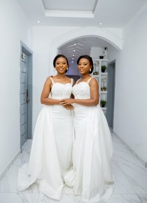 Meet the twin sisters who married the same day