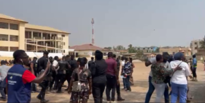 Tension in Ablekuma North as Police arrest two delegates during NPP Presidential primary voting