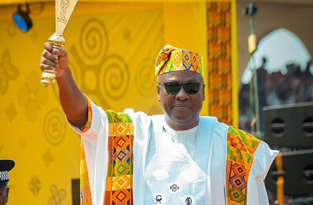 Prez. Mahama marks one year in office with national thanksgiving service at Jubilee House