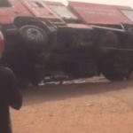 Fire tender crashes en route to blaze at Buipe lorry station