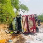 Fuel tanker crash sparks safety fears on Mankessim–Fosu highway