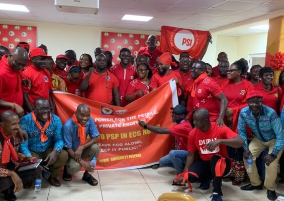 TUC, PUWU oppose plans to privatise ECG and NEDCo