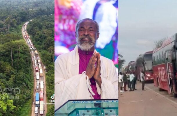 Adom Kyei’s 31st watchnight service paralyzes Accra–Kumasi travelers