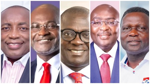 NPP primaries: All five NPP flagbearer candidates sign peace pact