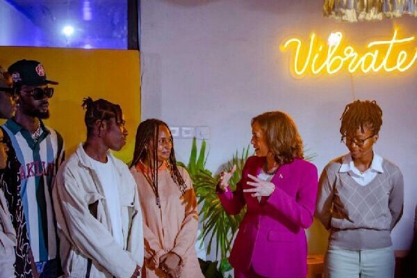 Kamala Harris meets Black Sherif, other Ghanaian creatives