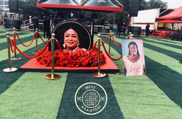 Tributes flow as mourners honour late gospel icon Maame Tiwaa at one-week observance