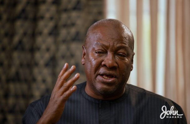 Mahama runs from NDC’s 24-hour economy promise, blames NPP of economy woes