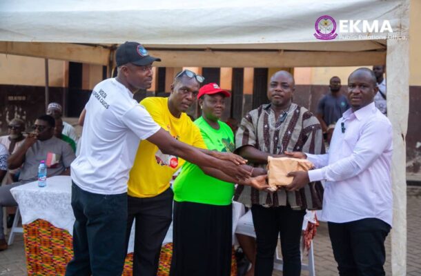 NDC's Volta Caucus in Effia Constituency receives GHS 50,000 Women's Empowerment Fund
