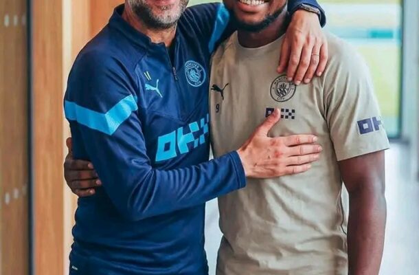 Guardiola hails Semenyo’s 'special rhythm’ after flying start at City