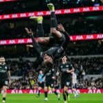 Semenyo strikes again as Manchester City are held by Spurs to a 2-2 draw