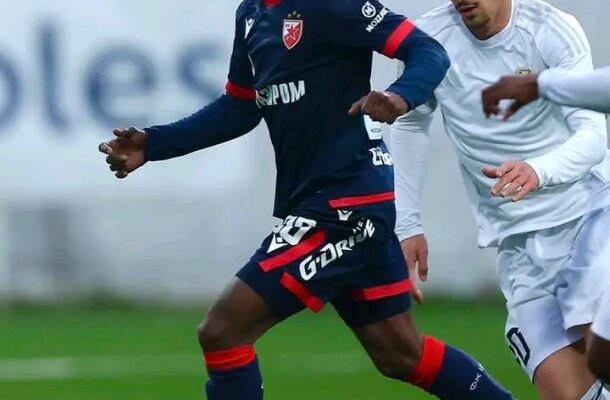 Douglas Owusu shines on Red Star debut in away win over Cukaricki