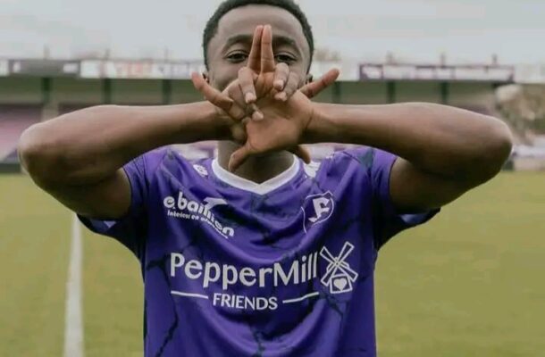 Ghanaian Forward Raymond Anokye Asante signs for Patro Eisden